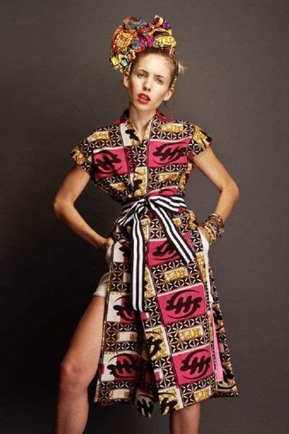 Tendenza Africa Stile Di Moda Moda Colorata Stile Africano