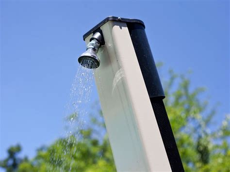What Is A Solar Shower Solar Powered Showers In Outdoor Spaces