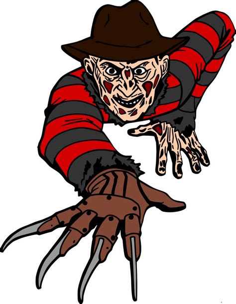 How To Draw Freddy Krueger Easy Dezeray Notes