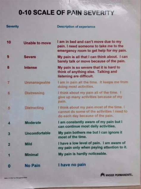 Pain Scale Tracker Notes 4 Doctor Pain Scale Chronic Illness