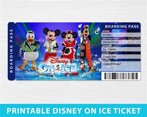 Disney On Ice Surprise Reveal Tickets Surprise Disney On Ice Etsy