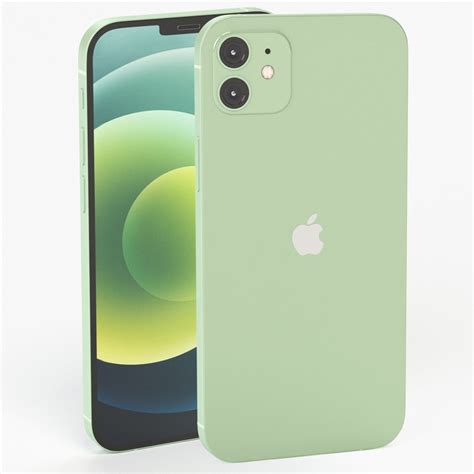 Apple Iphone 12 Green 3d Gray Cgtrader