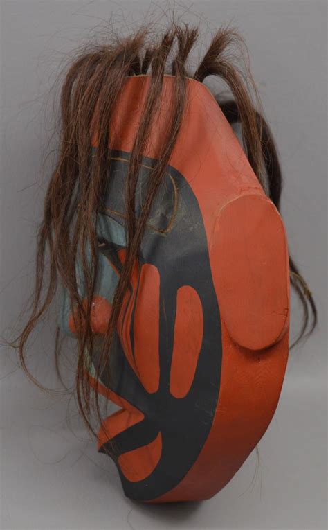 Kwakiutl Indian Wooden Mask Lelooska