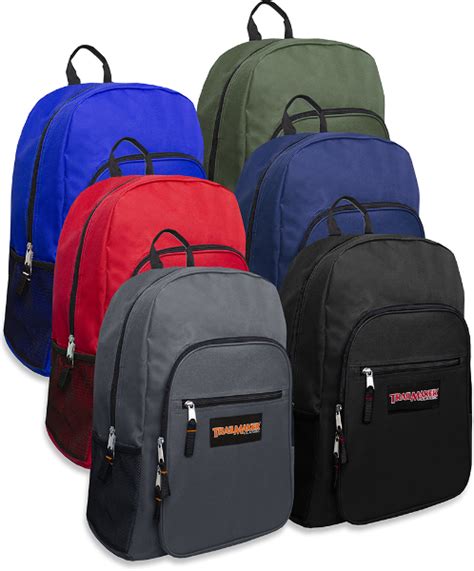 Wholesale Trailmaker Deluxe 19 Inch Backpack 6 Colors Sku 983267