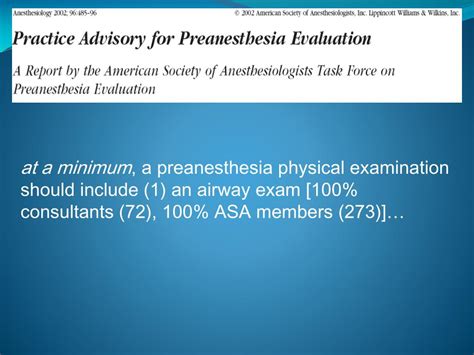 Ppt Anticipation Of The Difficult Airway The Preoperative Airway