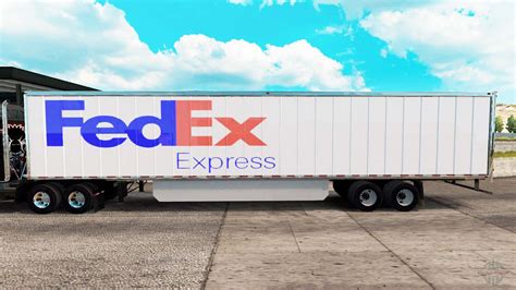 The company was founded in 1971 by frederick w. FedEx skin extended trailer for American Truck Simulator
