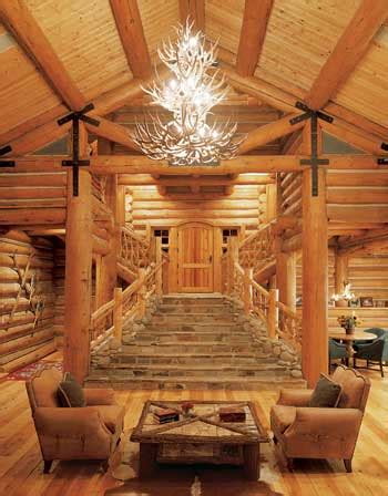It was comprised of half logs for steps and fit perfectly into the home's layout. Guide to Designing The Perfect Log Home Staircase
