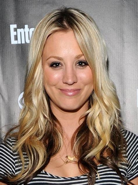 Contrary to belief, there's a blonde to suit everyone, no matter your natural hair hue. Blonde Hair with Brown Lowlights Underneath | Kaley Cuoco ...