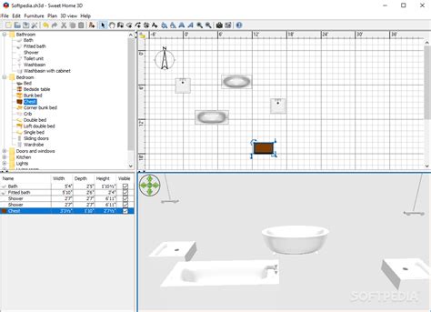 Interior 2d design application with 3d preview. Download Sweet Home 3D Portable 6.5.2