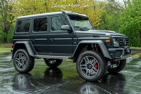 Used 2017 Mercedes Benz G550 4x4 Squared Suv Brabus Package Matte Black