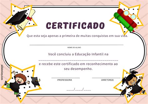 15 Certificado De EducaÇÃo Infantil