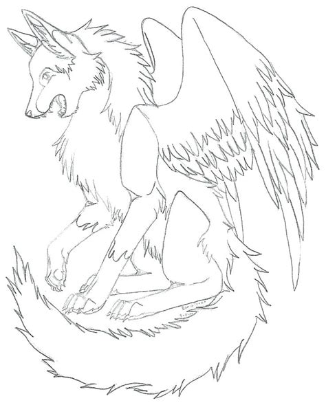 Get Wolf Pup Anime Winged Wolf Coloring Pictures Anime Hd Wallpaper