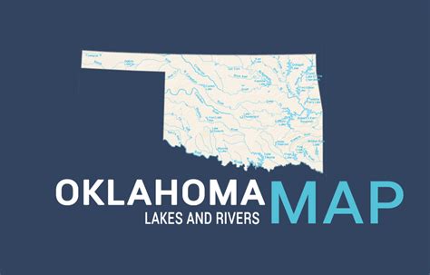 Oklahoma Lakes And Rivers Map Gis Geography