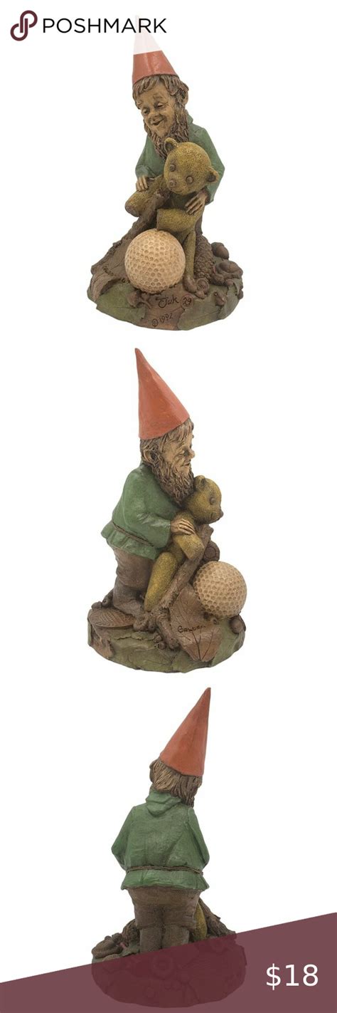 Tom Clark Gnome Golden Figurine 5194 Ed 29 Coa Story Golf Bear Jack