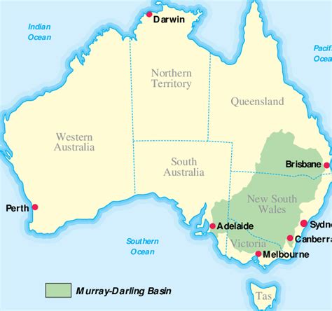 Darling River World Map