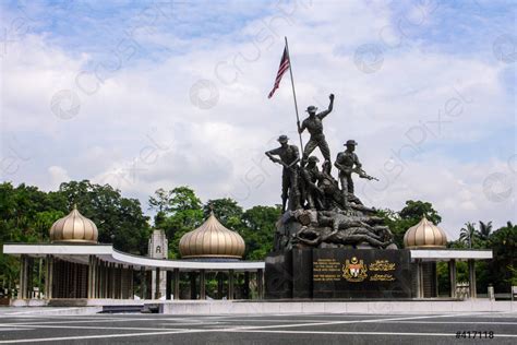Malaysia National Monument Also Known As Tugu Negara In Kuala Stock