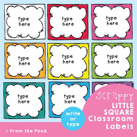 Classroom Labels To Organize Your Classroom Equipment — From The Pond