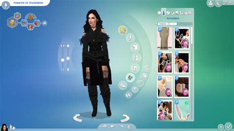 yennefer of vengerberg from the witcher 3 version 2 the sims 4 sims loverslab