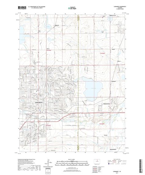 Longmont Colorado US Topo Map – MyTopo Map Store