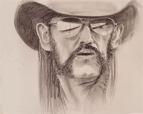 RIP Lemmy Kilmister Drawing By John Leon