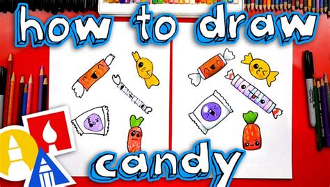 How To Draw Candy Art For Kids Hub
