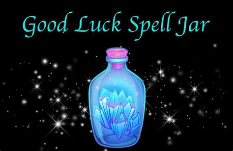 Good Luck Spell Jar Good Luck Spells Luck Spells Jar
