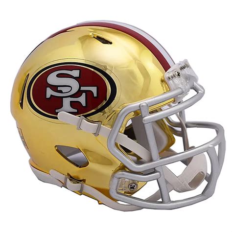Riddell® Nfl San Francisco 49ers Chrome Series Speed Mini Football