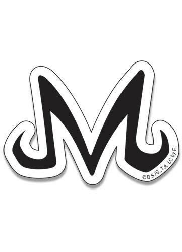 For those that don't read the manga, at least. Dragon Ball Z Majin "M" Logo Symbol Sticker DBZ Official ...