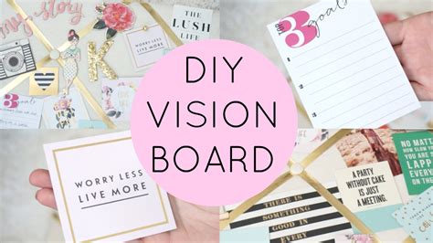 Diy Vision Board Back To School Inspiration Youtube