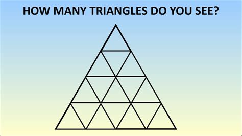 That's right, the answer is 18. How Many Triangles Are There? Learn The Formula For Any ...