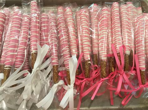 This Listing Is For One Dozen 12 Chocolate Covered Pretzel Rods That