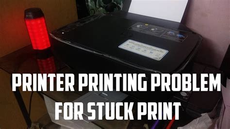 How To Fix Printer Printing Problem For Stuck Print Youtube