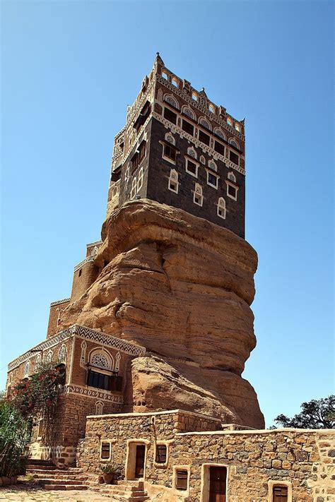 The Rock Palace Of Dar Al Hajar Wadi Dhar Yemen It Is An Iconic