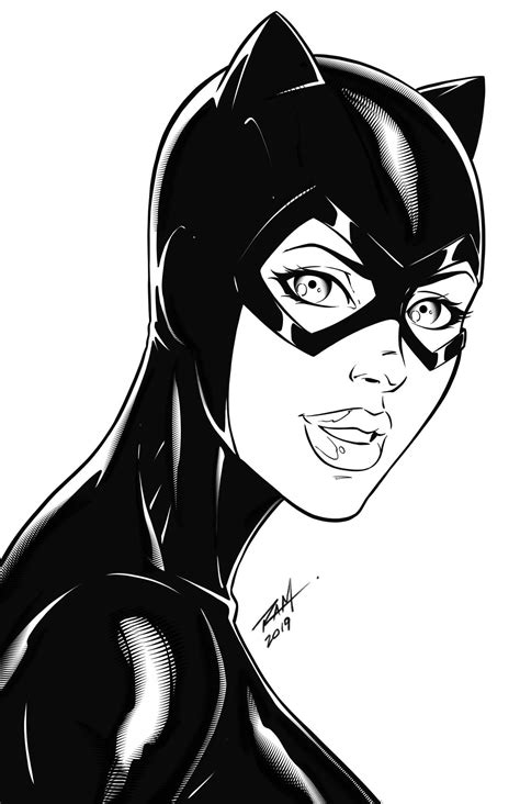 Catwoman By Robertmarzullo Catwoman Drawing Drawings Catwoman