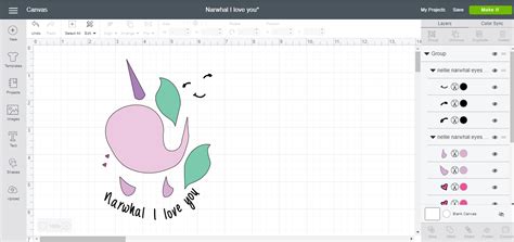 And you know you should be glad. Narwhal I love you - FREE SVG file - The Crafting Fiend