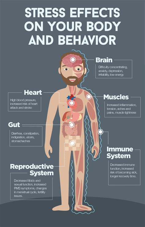 Infographic How Stress Affects The Body Vrogue Co
