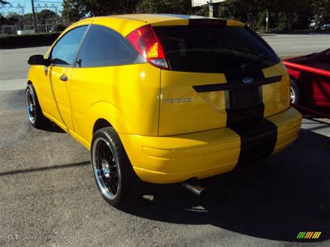 2007 Screaming Yellow Ford Focus Zx3 Ses Coupe 63384206 Photo 6