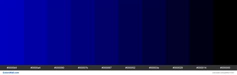 Shades X11 Color Medium Blue 0000cd Hex Colorswall