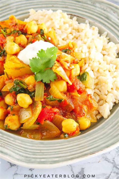 Chickpea And Potato Curry Vegetarian Recipes Dinner Healthy Chickpea