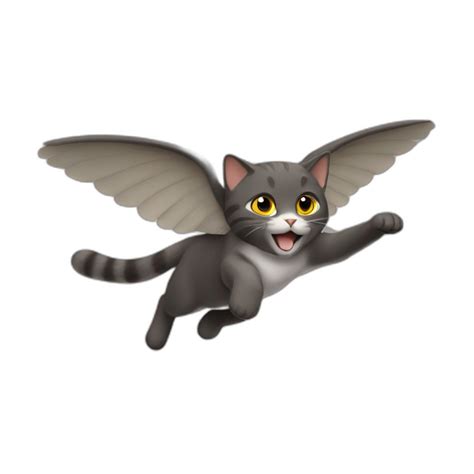 Flying Cat Ai Emoji Generator