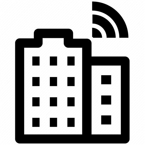Svg Building Connectivity Technology Wifi Wifi Service Wifi