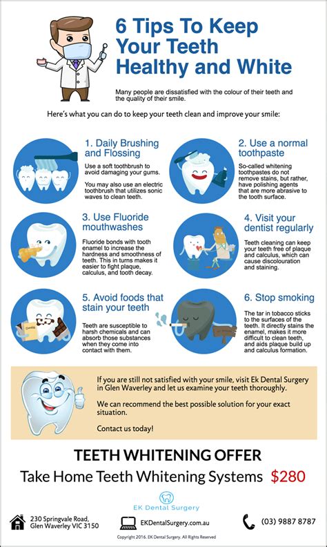 6 Tips To Keep Your Teeth Healthy And Sparkling White2x Ek Dental Surgery