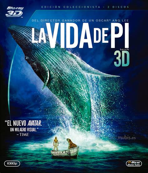 Carátula De La Vida De Pi Blu Ray 3d