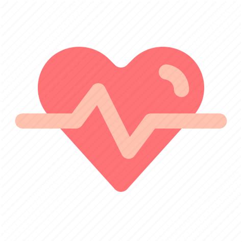 Cardiogram Care Health Heart Life Medical Icon