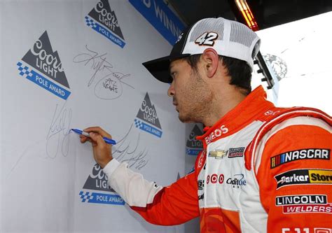 A ride to the track!? Larson takes Fitzgerald Glider Kits 300 pole with record ...