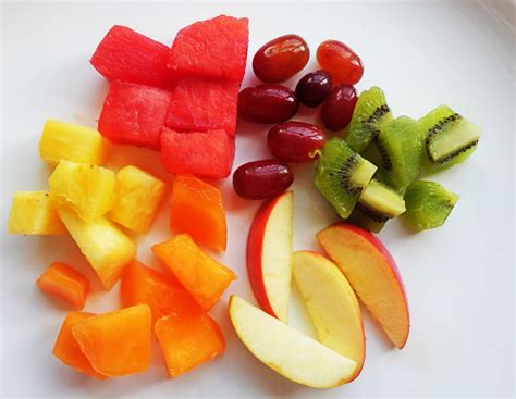 Plate Of Fresh Fruit Pieces Free Stock Photo Public Domain Pictures