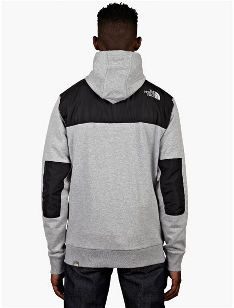 The North Face Mens Grey Heritage Mountain Full Zip Hoodie