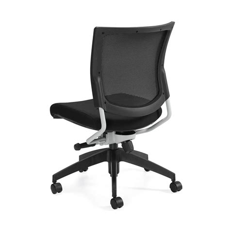 Premium mesh material & sturdy frame: Office Desk Chairs - Graphic Armless Mesh Back Office Chair