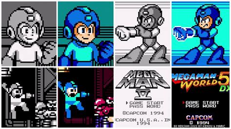 Mega Man World V Color Mod Slowdown Fix Full Game Game Boy