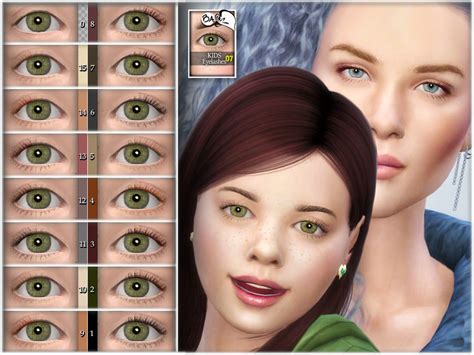 Kids Eyelashes 07 By Bakalia From Tsr Sims 4 Downloads